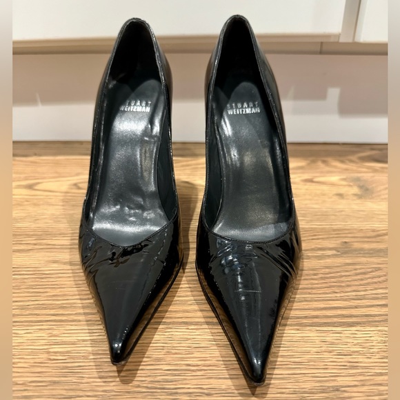 Stuart Weitzman - Black Patent Leather Pumps - Picture 2 of 4